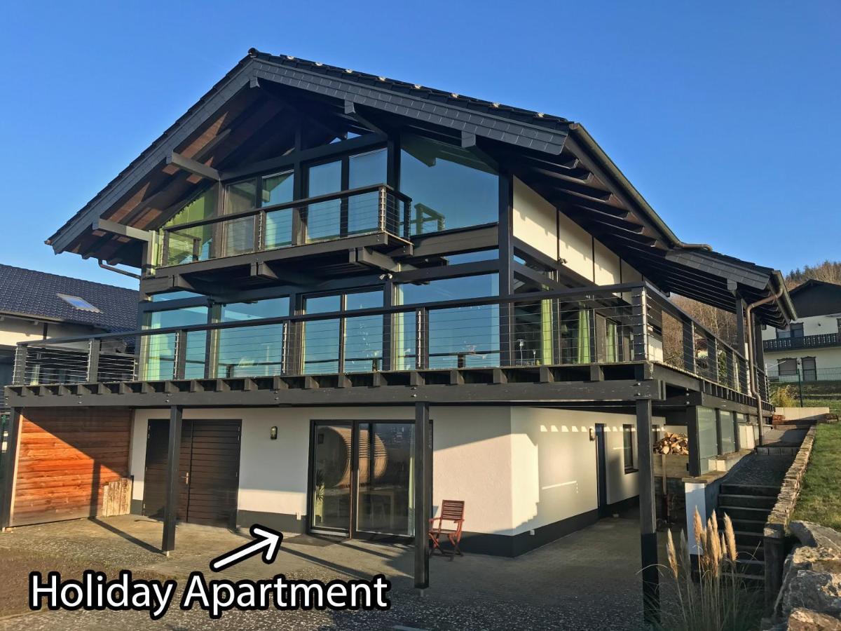 Hunsrueck Valley View Apartment With Cedar Sauna Bruschied Екстер'єр фото